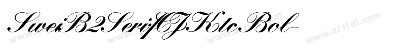SweiB2SerifCJKtc Bol字体转换